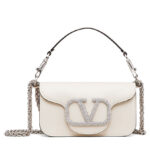 Valentino Loco Small Shoulder Bag With Jewel Logo